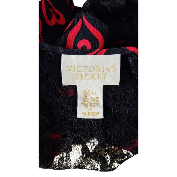 VTG Gold Label Victoria Secret Flirty Silk Lace Heart Brocade Teddy Lingerie NEW - Picture 11 of 11